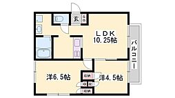 アメニティ寺前B棟 1階/-
