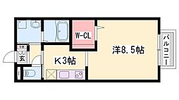 間取図画像 1K