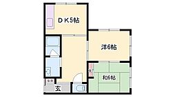 間取図画像 2DK