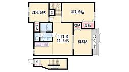 ル・クプル　プラースII 2階/-