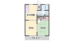 間取図画像 2DK