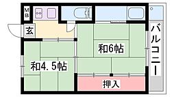 間取図画像 2K