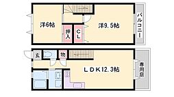 マウントヴィレッジ大池台 2LDKの間取図画像