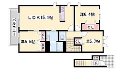 メゾン福渡Ａ 2階/-