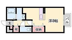 ヴィラージュ大開Ｄ 2階