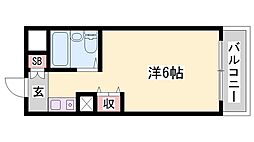 スカイコート姫路 2階/-