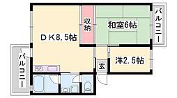 砥堀第2コーポラス 3階/-