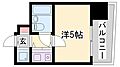 朝日プラザサウスコア姫路6階3.3万円