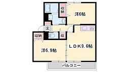 JAボナール上の丸 2階/-