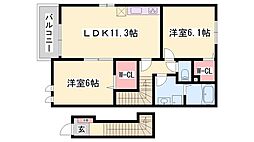 エクセレント大野 2階