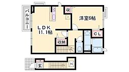 アバンツァート東浜II 2階