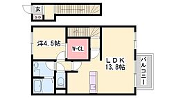 メゾンドハーモニー 2階/-