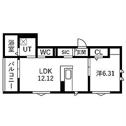 アヴニール西新町 1階