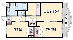 ソレイユ妻鹿 2階