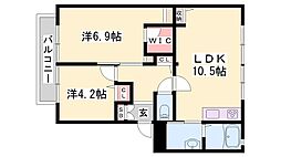 ハイツミラクル 2階/-