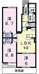 フェリーチェ 3LDKの間取図画像