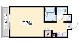 LIFETOWN2 ワンルームの間取図画像