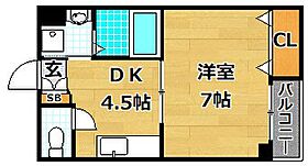 PAL COURT 片鉾本町  ｜ 大阪府枚方市片鉾本町（賃貸マンション1DK・2階・25.00㎡） その2