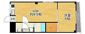 MKハイツ  ｜ 大阪府枚方市三矢町（賃貸マンション1LDK・5階・35.00㎡） その2