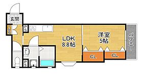 クリエオーレ郡津I  ｜ 大阪府交野市郡津１丁目（賃貸アパート1LDK・1階・35.87㎡） その2