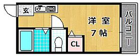 シャンテー中宮I  ｜ 大阪府枚方市中宮本町（賃貸マンション1R・4階・16.20㎡） その2