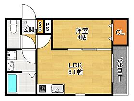 ジーメゾン渚元町クレサス  ｜ 大阪府枚方市渚元町（賃貸アパート1LDK・2階・30.37㎡） その2