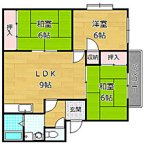 カルチェ東香里  ｜ 大阪府枚方市東香里新町（賃貸アパート3LDK・1階・62.51㎡） その2