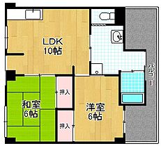 ビレッジハウス私部  ｜ 大阪府交野市私部８丁目（賃貸マンション2LDK・1階・49.20㎡） その2