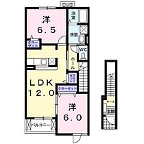 滋賀県蒲生郡日野町大字松尾（賃貸アパート2LDK・2階・58.86㎡） その2