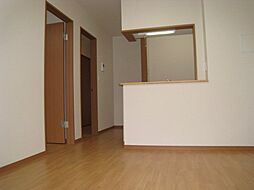 近江鉄道八日市線 八日市駅 徒歩10分の賃貸アパート 2階2DKのリビング/ダイニング