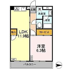 物件の間取り