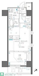 アルファレジデンシア南千住 1LDKの間取図画像