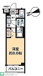 間取図画像 1K