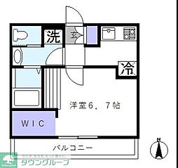 Legare東向島 302 3階ワンルームの間取り