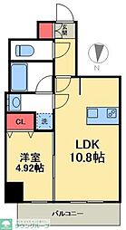 足立区西新井栄町3丁目マンション 1LDKの間取図画像