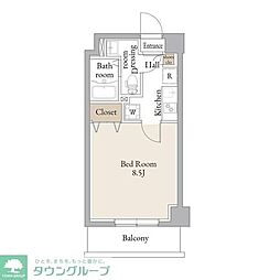 葛飾区宝町1丁目マンション 1Kの間取図画像