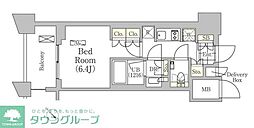 メゾンカルム日本橋馬喰町 1Kの間取図画像