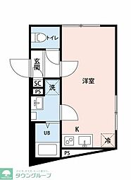 レピュア青砥レジデンス ワンルームの間取図画像