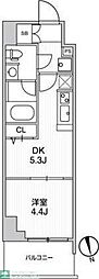 リテラス南千住サウス 1DKの間取図画像