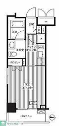 グランハイツ錦糸町 1Kの間取図画像