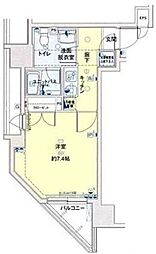 メインステージ錦糸町駅前2 1Kの間取図画像