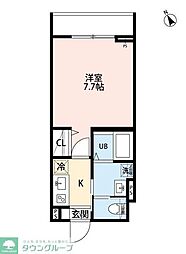 robot home 南千住(ロボットホームミナミセンジュ) 1Kの間取図画像