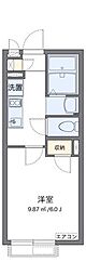 CLEINOMUSASHI壱号館 1Kの間取図画像