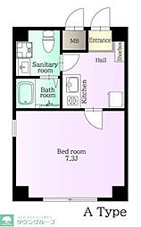 D-STYLEKAMEARI 1Kの間取図画像