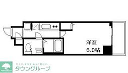 ジェノヴィアお花茶屋2スカイガーデン 1Kの間取図画像