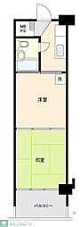 カーサ第一亀戸5号棟 2Kの間取図画像