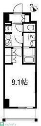 AZEST堀切菖蒲園2 1Kの間取図画像