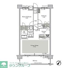 ParkCube西ヶ原STAGE 2LDKの間取図画像