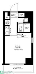 メゾン・ド・ヴィジオン ワンルームの間取図画像