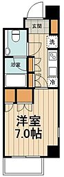 エコロジー東陽町プロセンチュリー 1Kの間取図画像